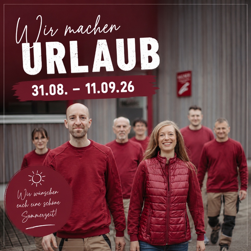 Schreinerei Wagner Urlaub 800x800
